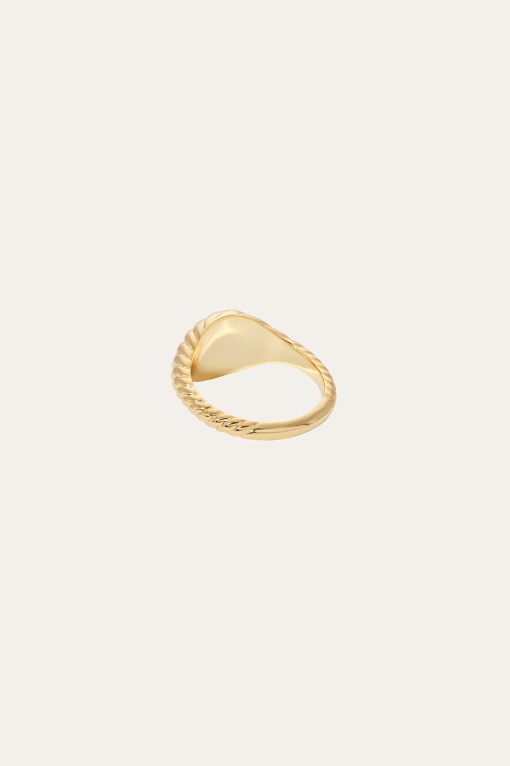 Speira gold vermeil signet ring | Galleria Armadoro