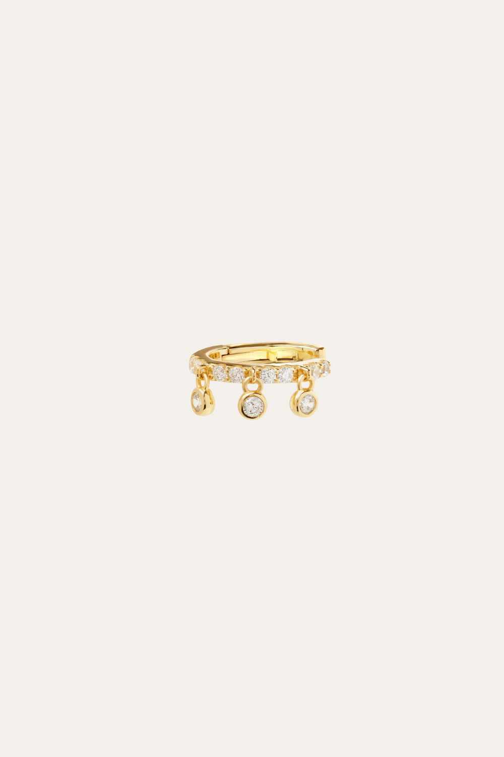 Shaker gold vermeil ear cuff