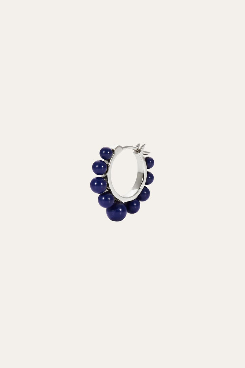 Tiara lapis sterling silver earring