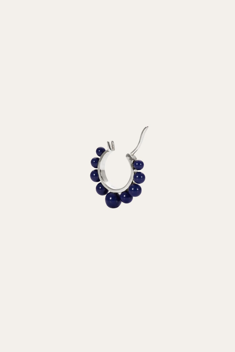 Tiara lapis sterling silver earring