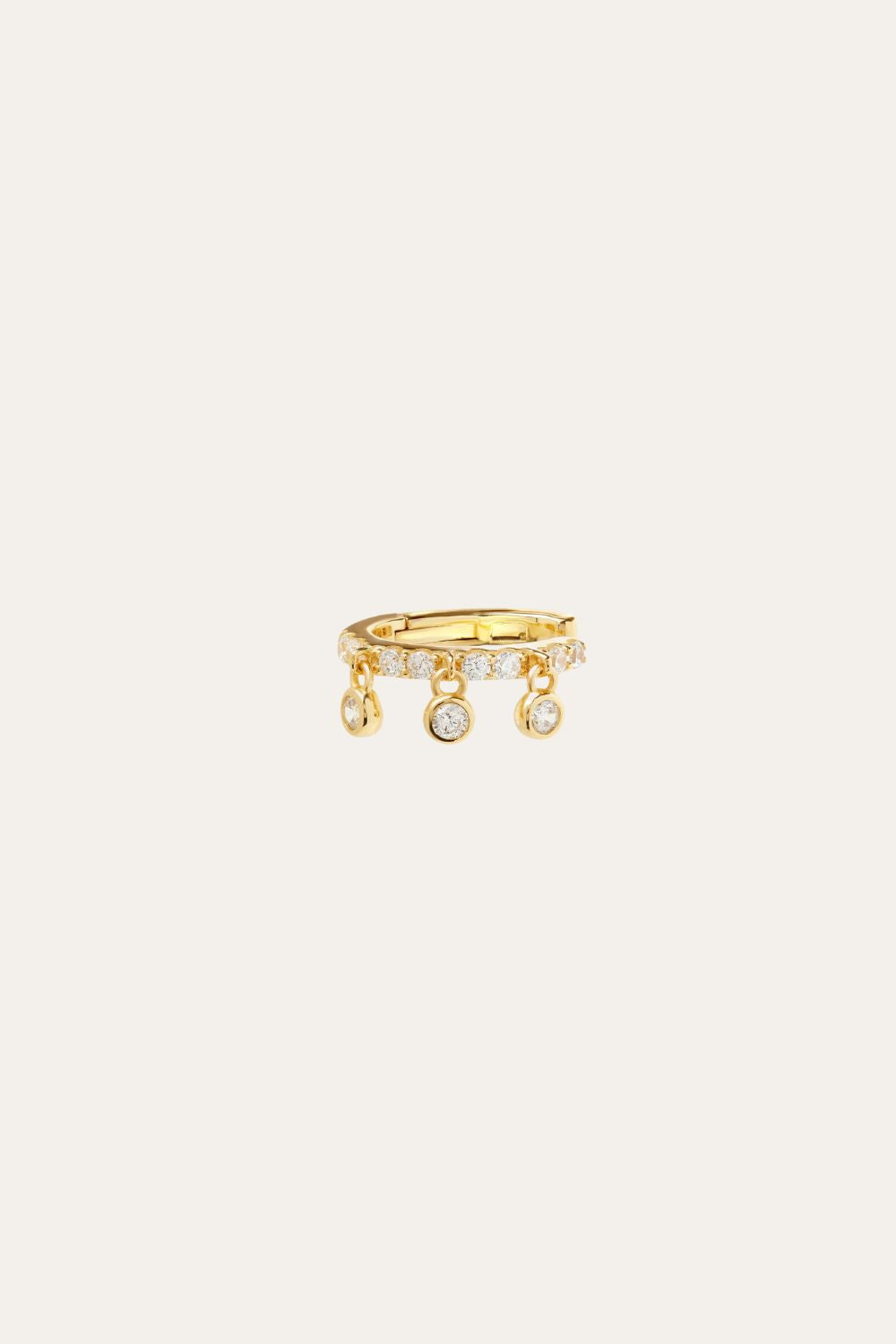 Shaker gold vermeil ear cuff