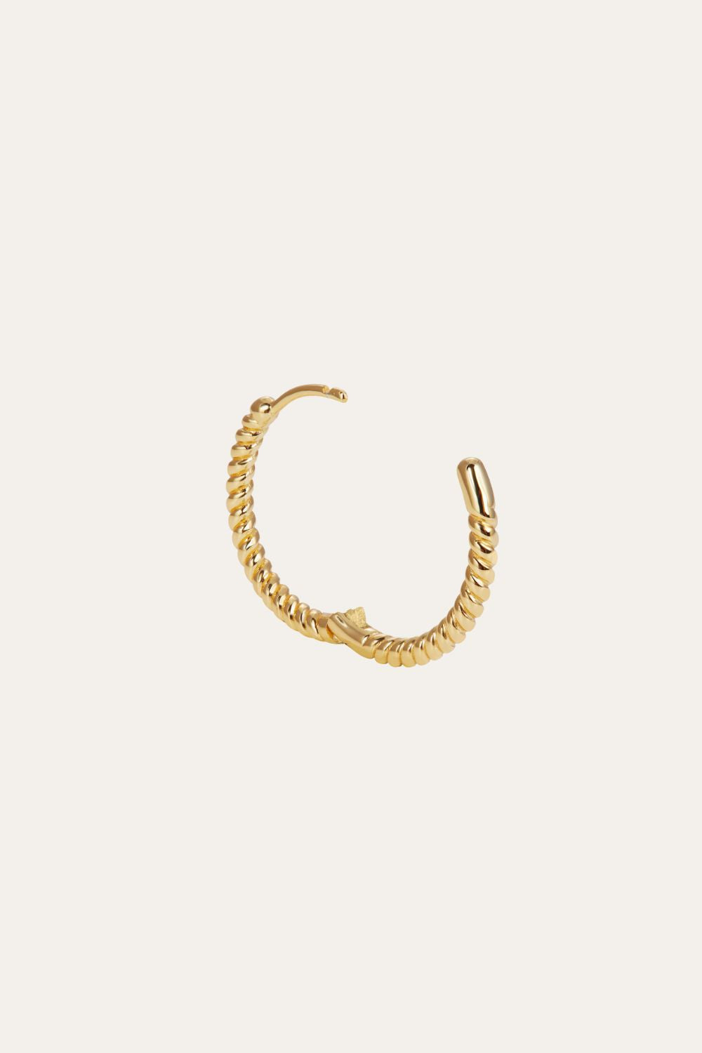 Speira 18mm gold vermeil mini hoop