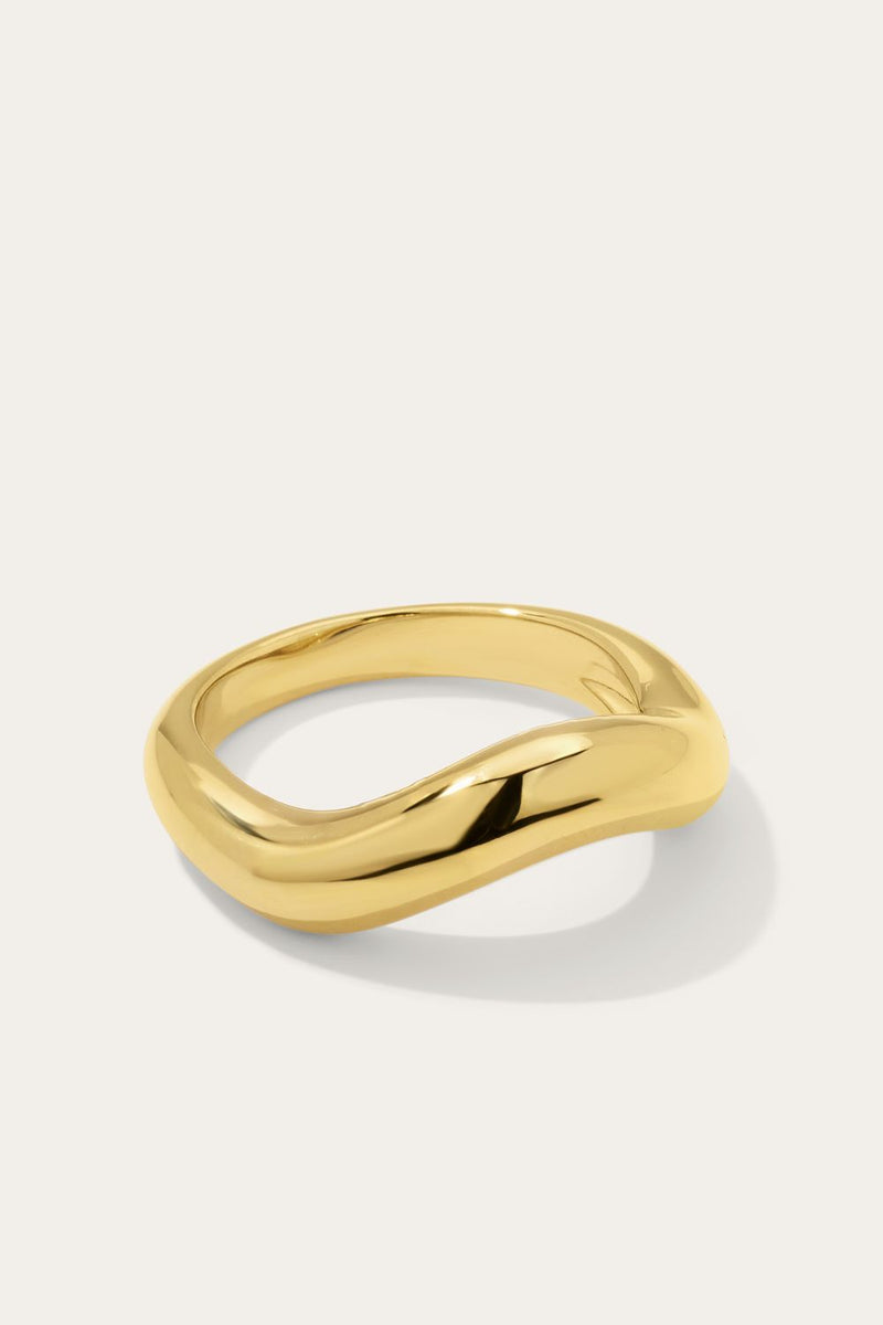 Kyma vector gold vermeil ring