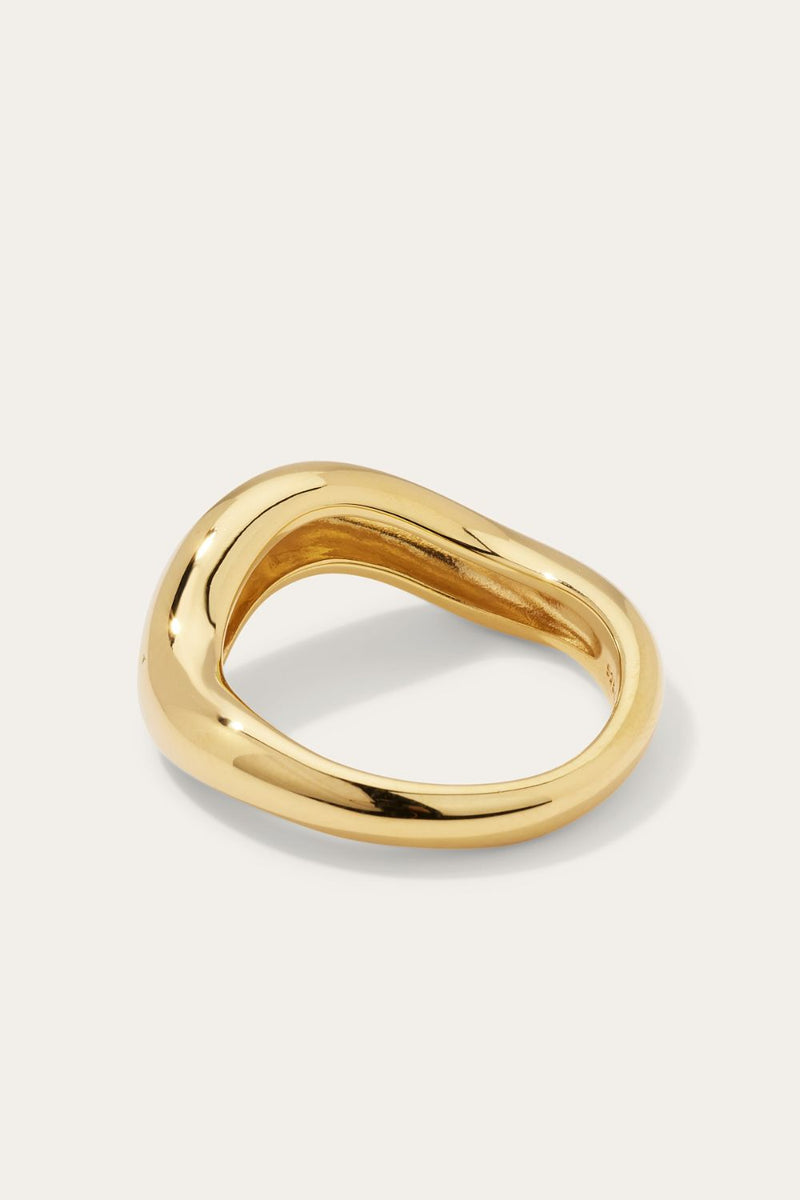 Kyma vector gold vermeil ring
