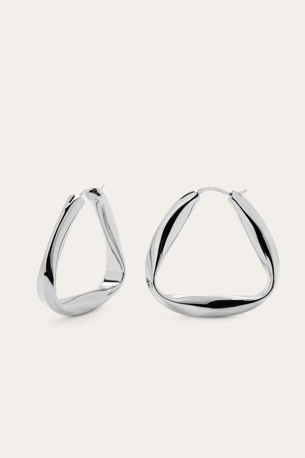 Super Loulou sterling silver hoops