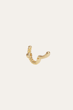 Speira round cz gold vermeil ear cuff