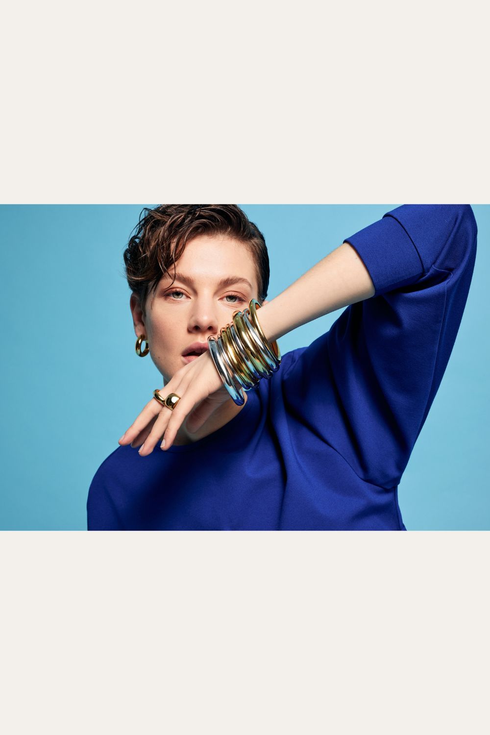 Gaga Gold Plated Bangle