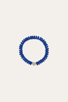 8,3 mm lapis bead bracelet