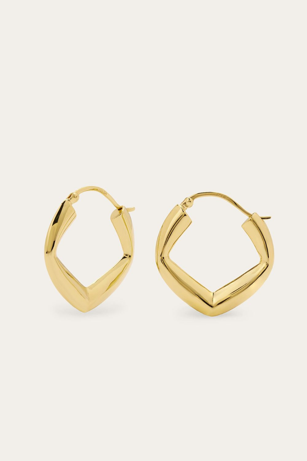 Baby Audrey gold vermeil hoops