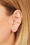 Shaker gold vermeil ear cuff