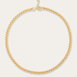 Gilda gold plated chain necklace